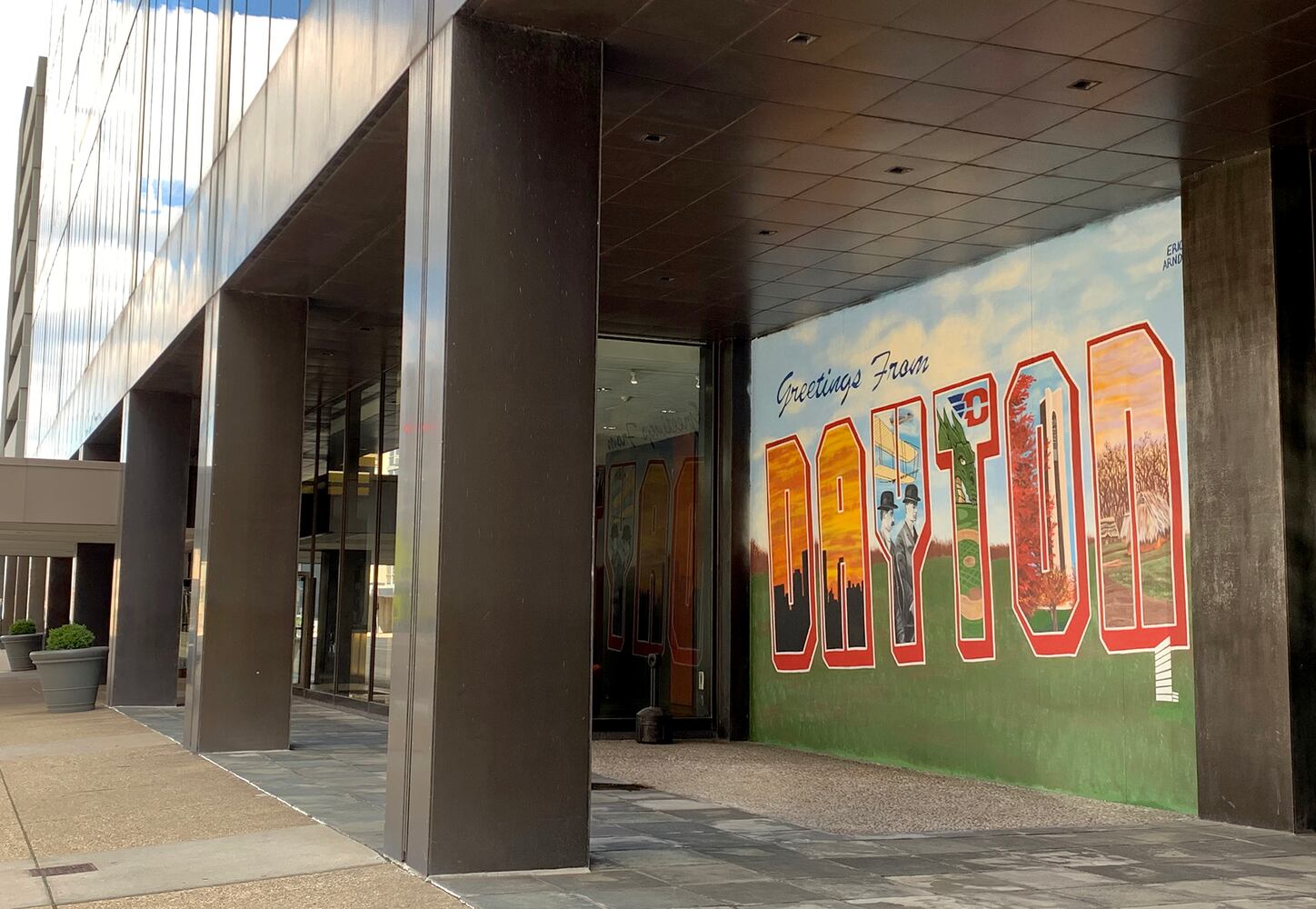 PHOTOS: New mural sends greetings from the Gem City