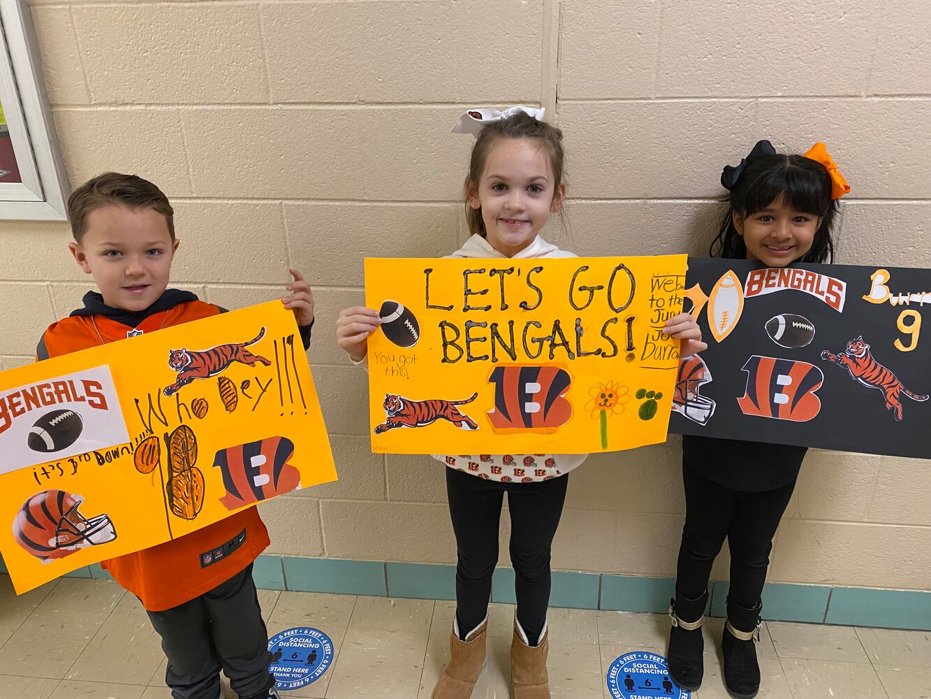 PHOTOS: Spring ‘Burrow’ schools celebrate ‘Who Dey FriDEY’