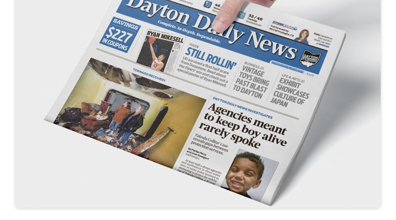 Convenient home delivery of the Dayton Daily News