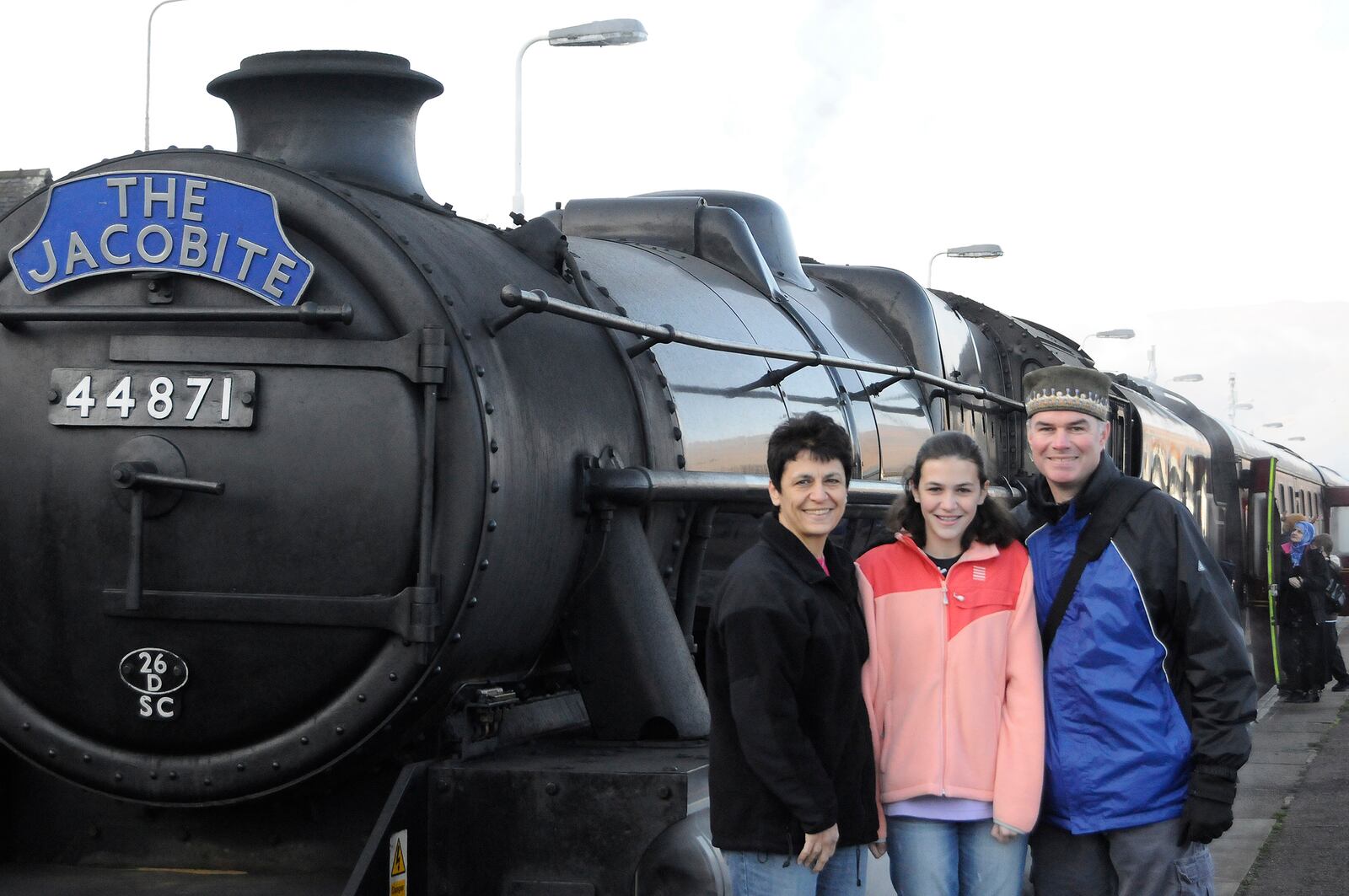 Cassie Barlow with her daughter Emma and husband Tim on vacation in 2009. CONTRIBUTED