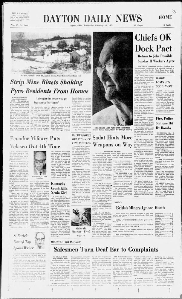Dayton history pages