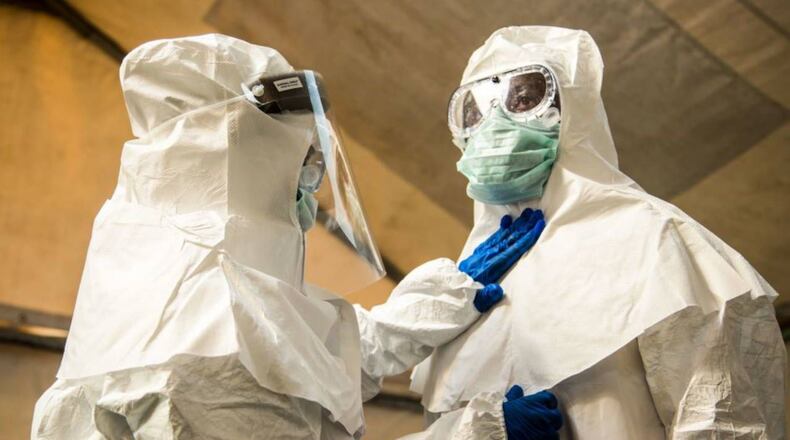 Medical personnel wearing personal protective equipment may seem intimidating to patients, but one San Diego respiratory therapist came up with a solution.