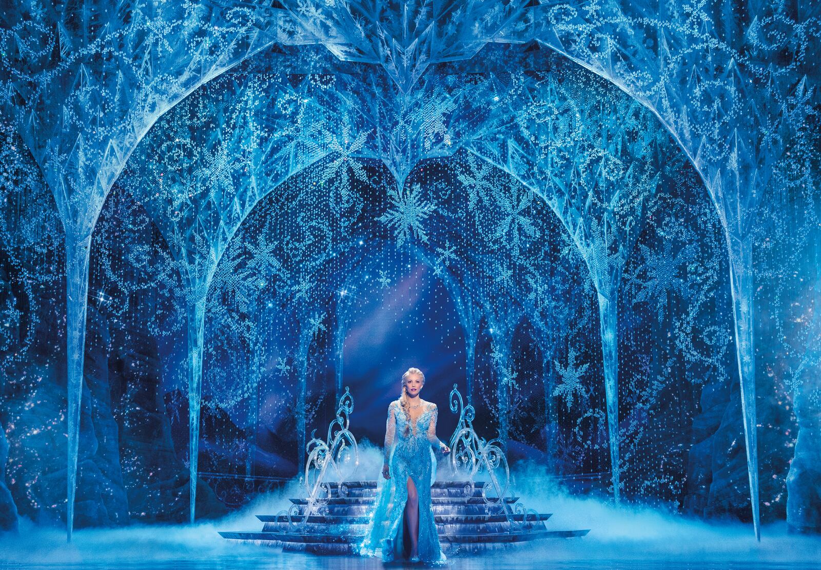 Caroline Bowman (Elsa) in "Frozen" North American Tour. Photo by Deen van Meer. 