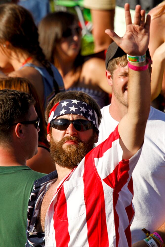 Patriotic Fashion at Country Concert