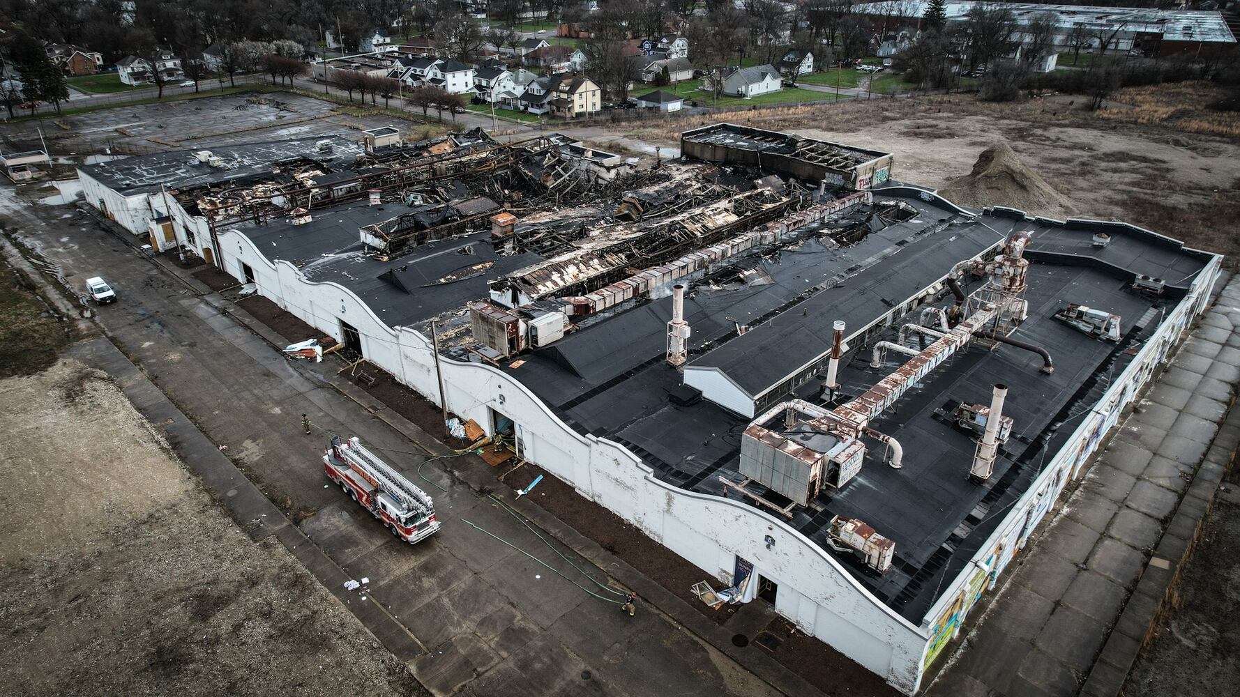 Wright Company Factory fire