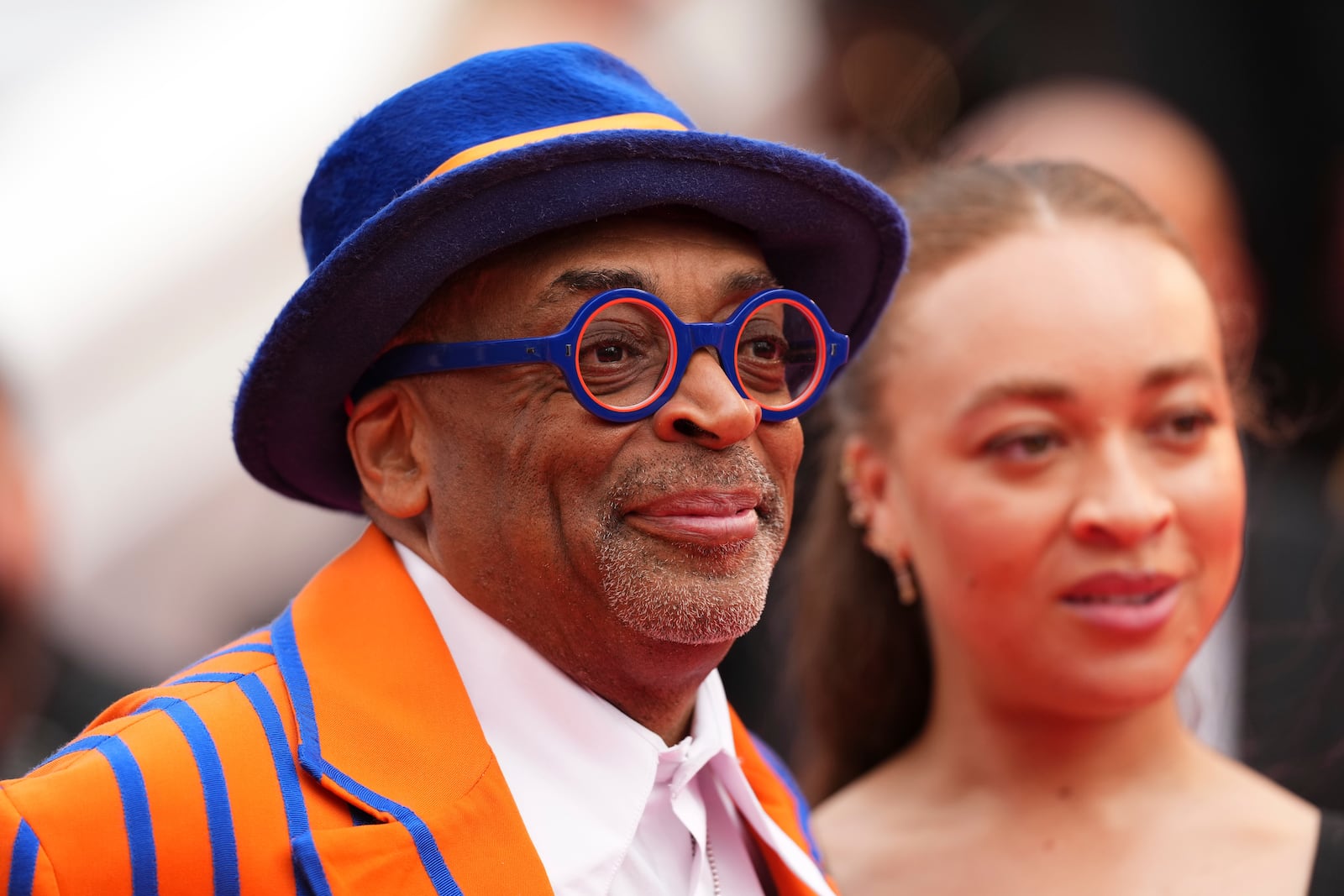 Director Spike Lee poses for photographers upon arrival at the premiere of the film 'Highest 2 Lowest' at the 78th international film festival, Cannes, southern France, Monday, May 19, 2025. (Photo by Scott A Garfitt/Invision/AP)