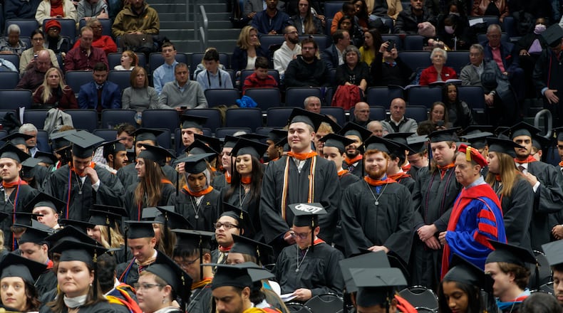 The University of Dayton held their 2022 fall commencement on Dec. 17, 2022. Photo Credit: Shravanth Reddy Reddy.