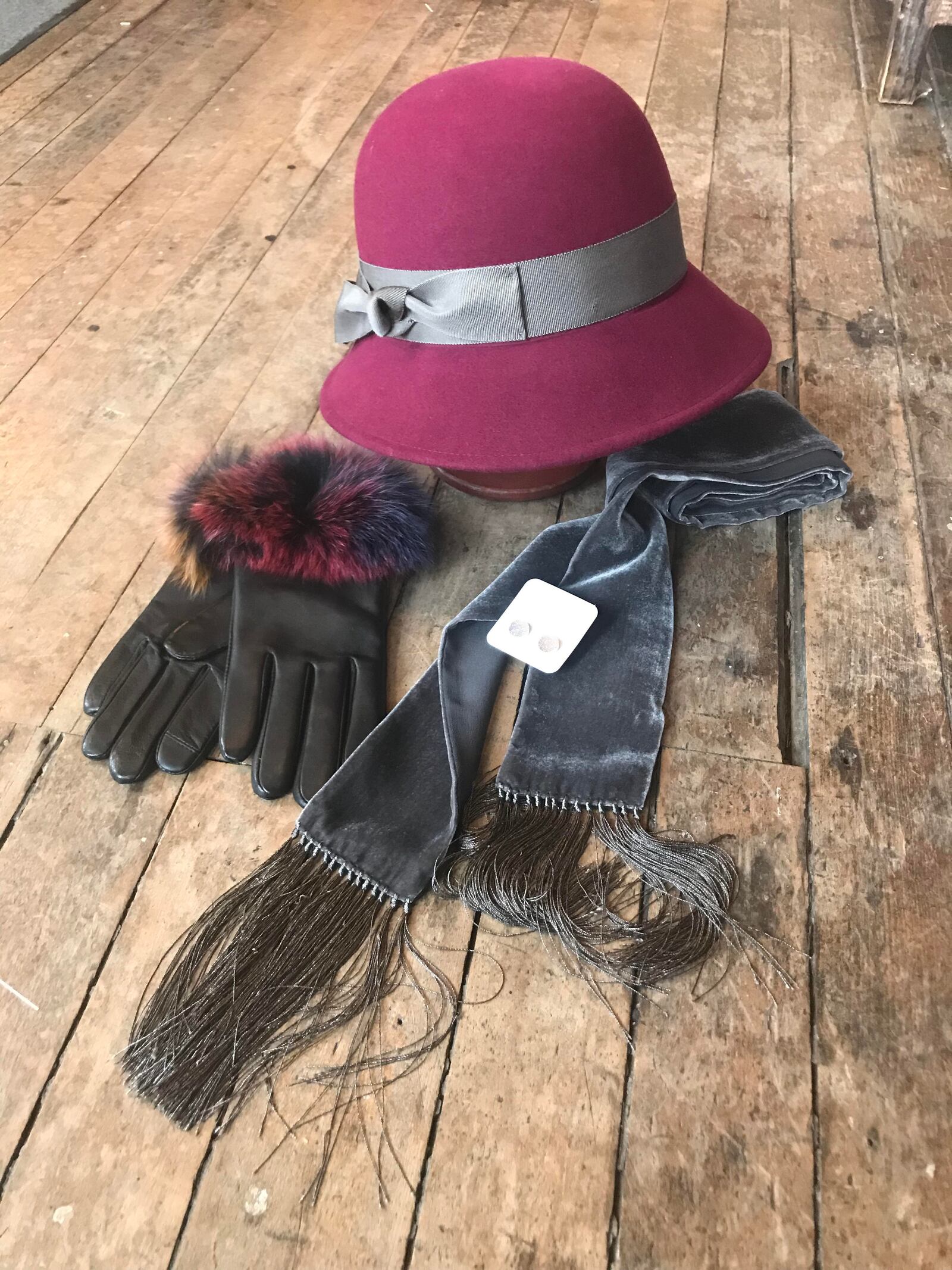 Hat with accessories at BRIM in downtown Dayton's Oregon District. PHOTO / Tess Vella-Collette