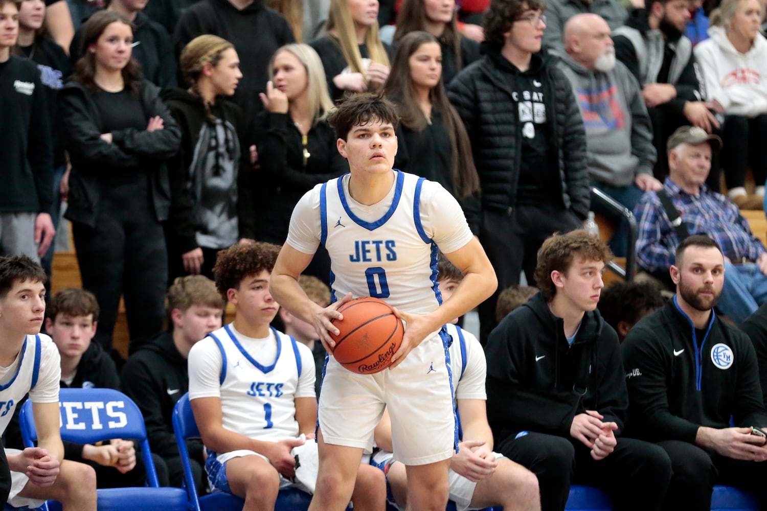 Tri Village Franklin Monroe basketball