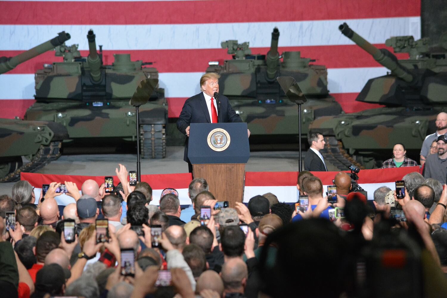 PHOTOS President Trump's past visits to the region.