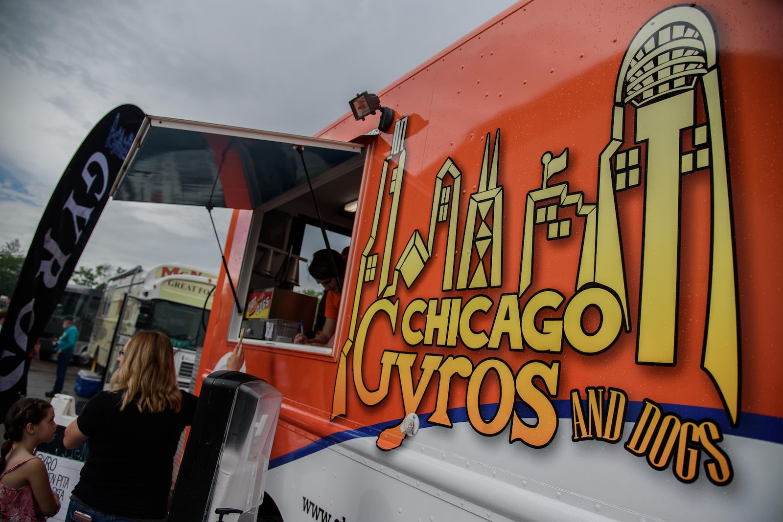 Chicago Gyros and Dogs was one of more than 50 trucks that particpated in this year's Miami County Gourmet Food Truck Rally.  PHOTO / TOM GILLIAM PHOTOGRAPHY