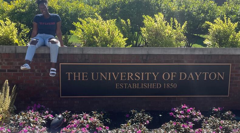 Myanah Keys, a senior biology major at the University of Dayton, was one of 10 students nationwide to receive a grant through Alex’s Lemonade Stand Foundation’s 2022 Pediatric Oncology Student Training (POST) Program. CONTRIBUTED