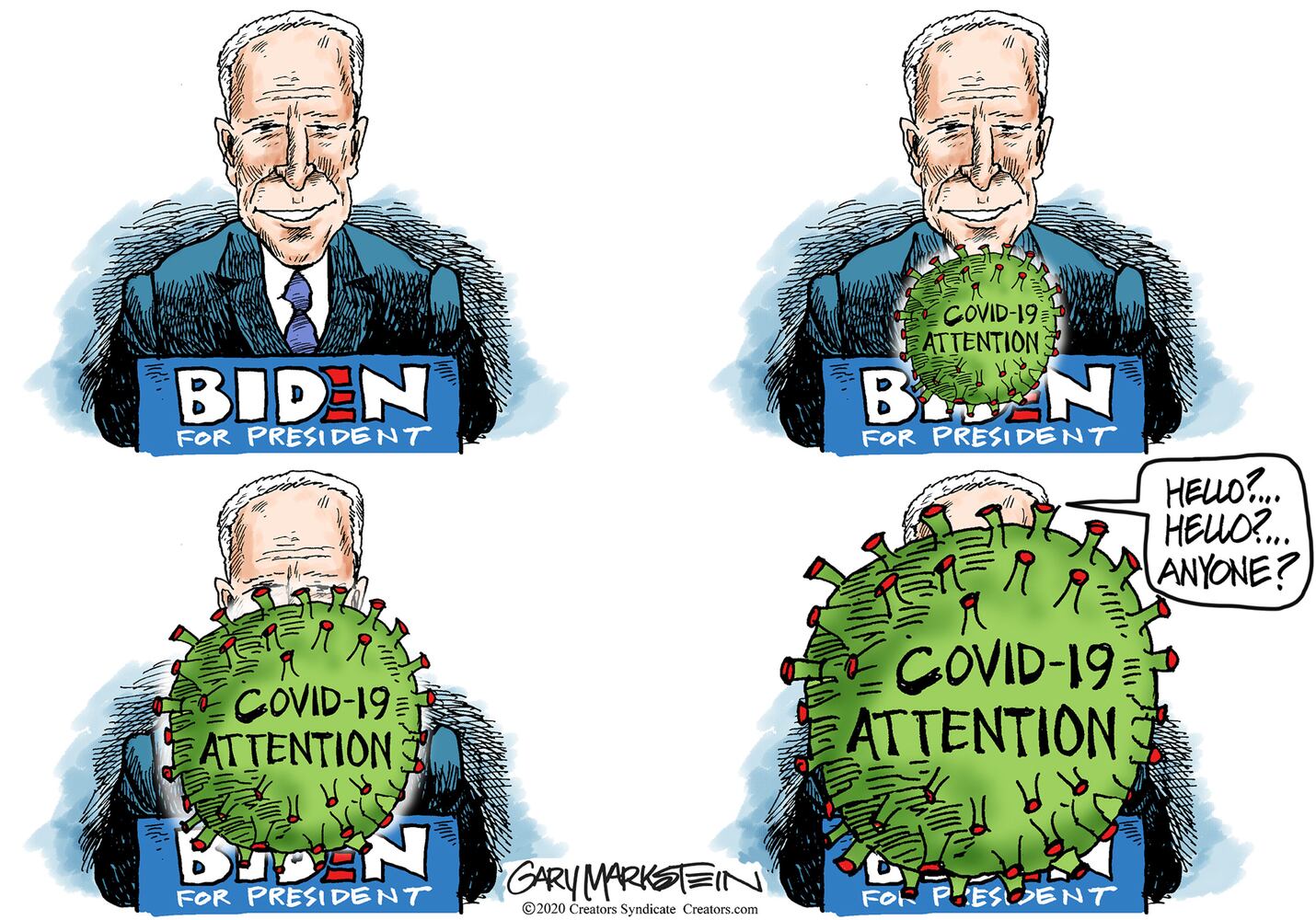 Week in cartoons: Stimulus checks, staying home and more