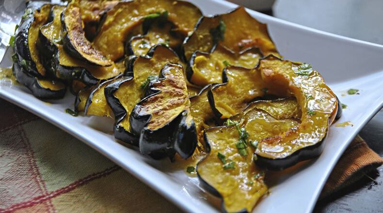 Apple Cider Roasted Squash. (Gretchen McKay/Pittsburgh Post-Gazette/TNS)