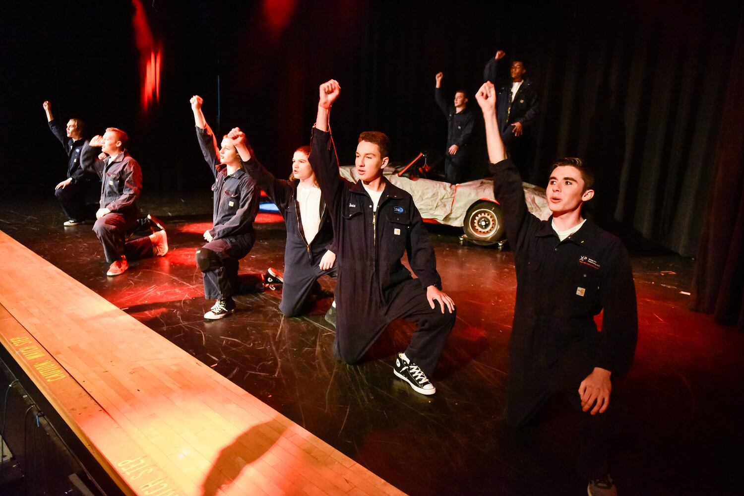 Madison students rehearse for upcoming "Grease" musical