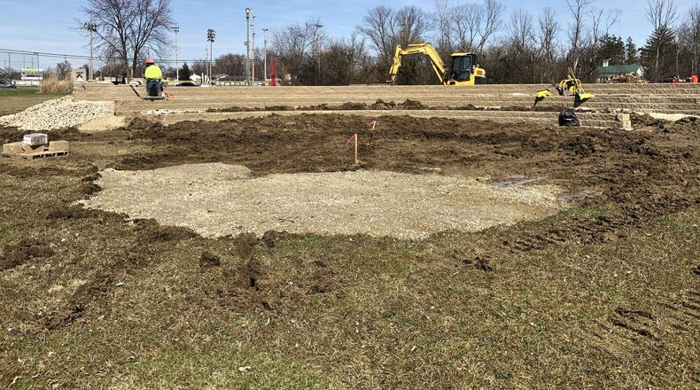 Vandalia’s Art Park is getting an amphitheater in a four-stage process. CONTRIBUTED