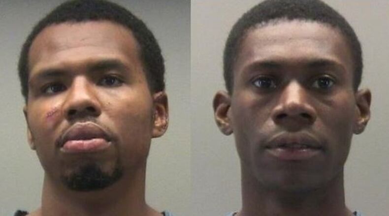 Darnell Schnett Beans, left, and Jamal Antonio Mosley, right
