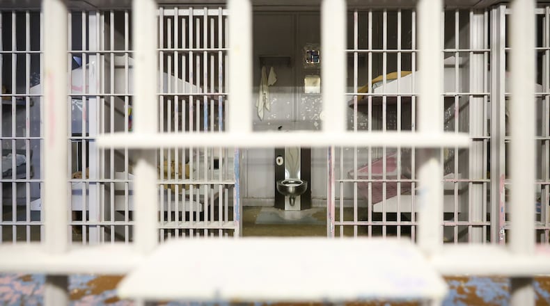 A view of cells in in the Miami County Jail, the county's maximum security facility in the safety building in downtown Troy. BRYANT BILLING / STAFF