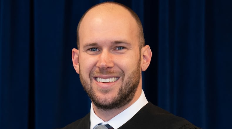 Judge Brandon Myers was appointed to a vacant seat in the Montgomery County Municipal Court. PHOTO COURTESY OHIO SUPREME COURT