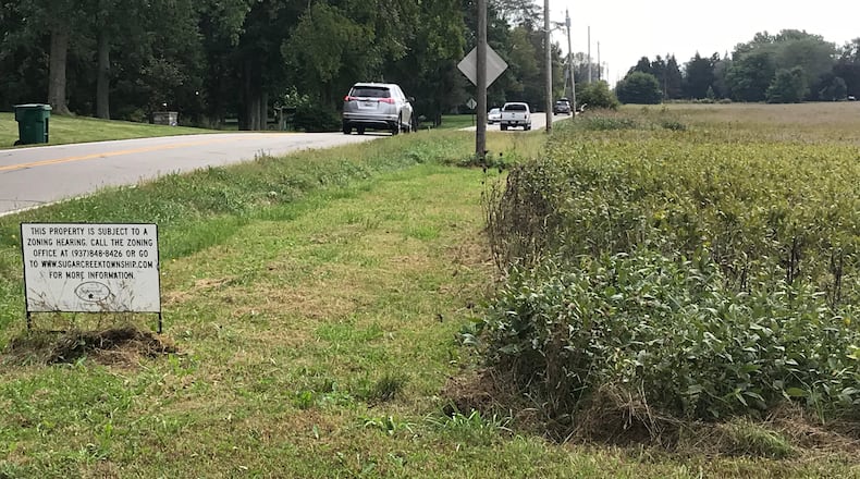 Greene County Engineer Bob Geyer says speeds need to be reduced in the area where Oberer Development Group wants to build homes in Sugarcreek Twp., but residents who oppose the proposed development fear changing the speed limit will make it easier for Oberer’s plans to get approved. JAMES BUECHELE/STAFF