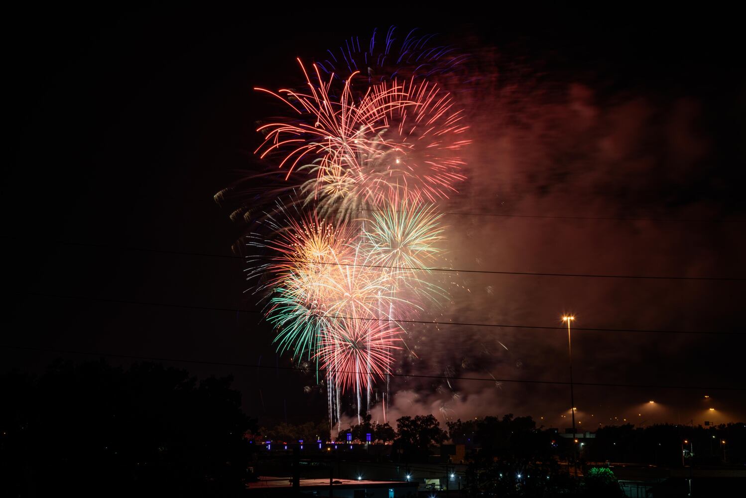 PHOTOS: Did we spot you partying and watching fireworks on the roof of Mike’s Bike Park?