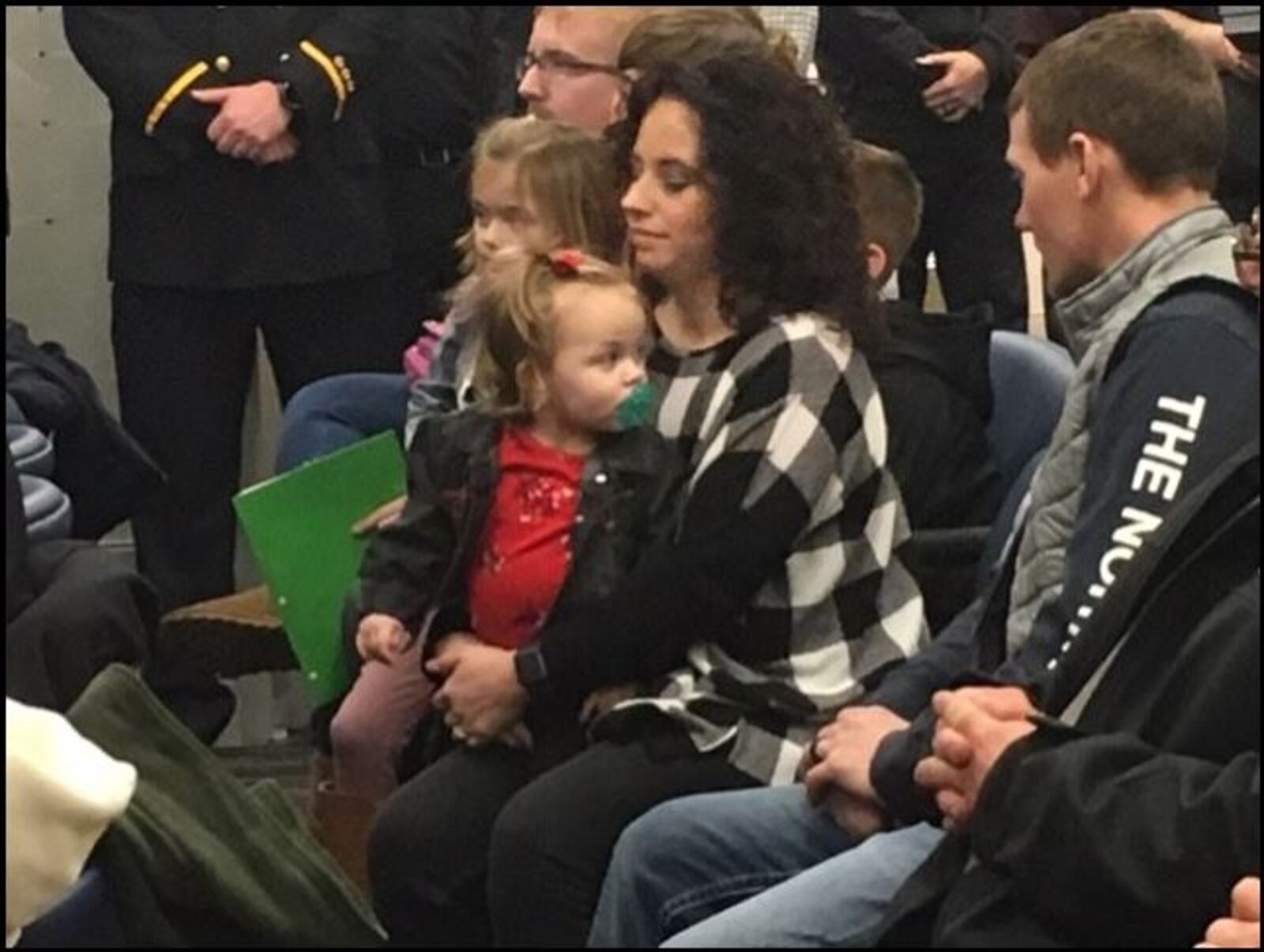 Harper was saved by the actions of Xenia Firefighter/Paramedic Levi Dalton on Feb. 8. The city named Feb. 28, 2019, "Levi Dalton Day" to honor him. (Sean Cudahy/Staff)
