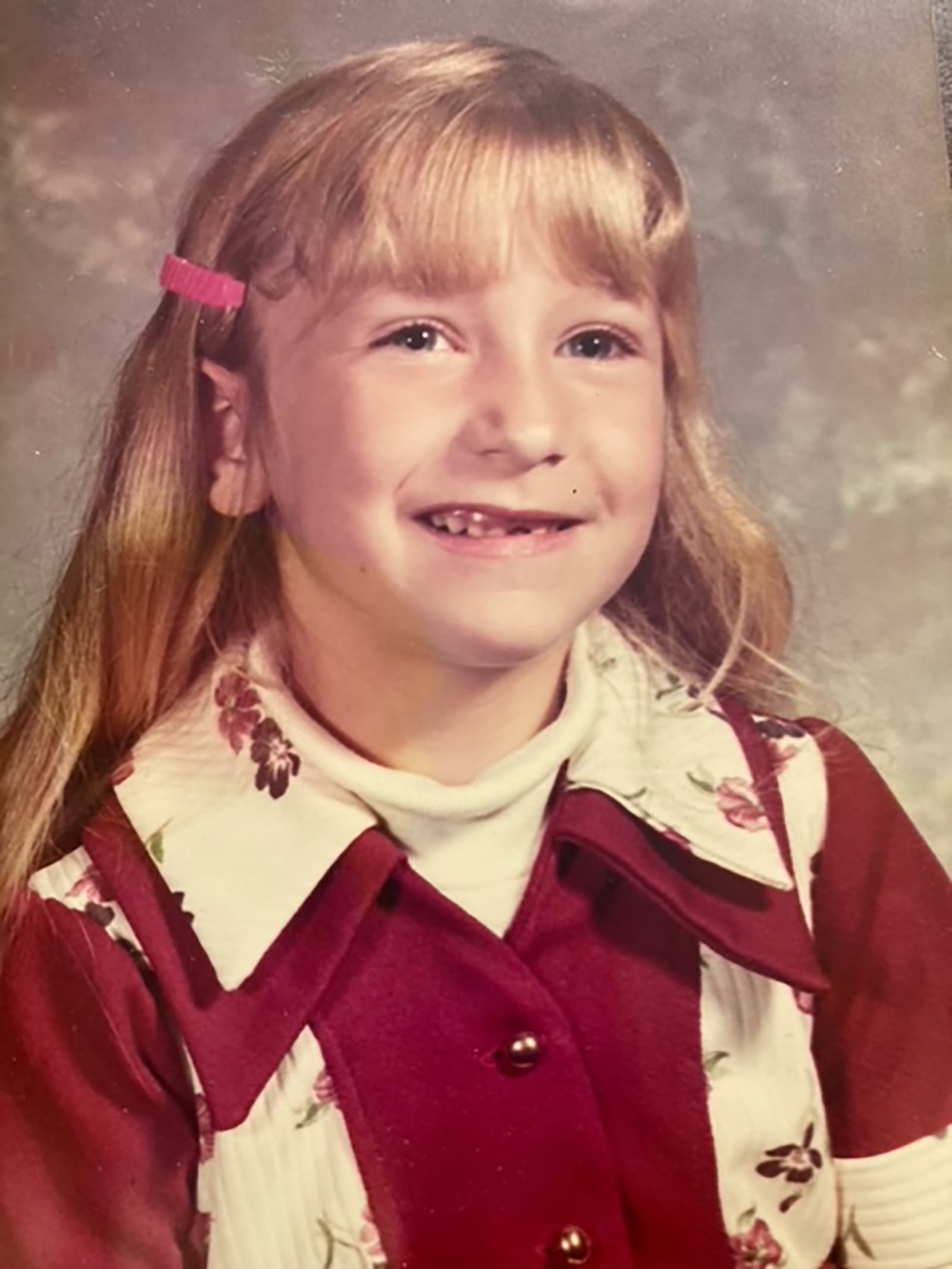 Tracy Rice as a first grader in Cincinnati in 1975. CONTRIBUTED