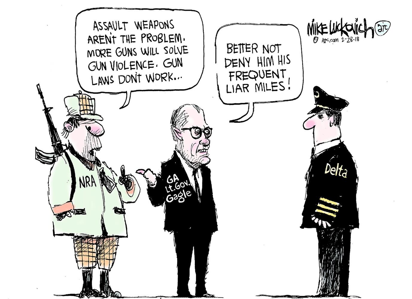 Week in cartoons: The NRA, arming teachers and more
