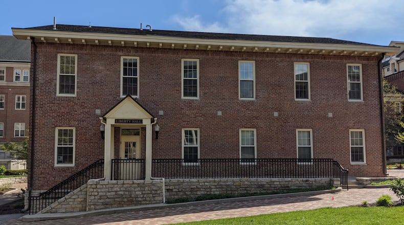 Liberty Hall, a small building at the center of UD’s campus currently contains the Campus Ministry offices, though since it was built in 1866 it served a number of functions, including an infirmary for the public. CONTRIBUTED