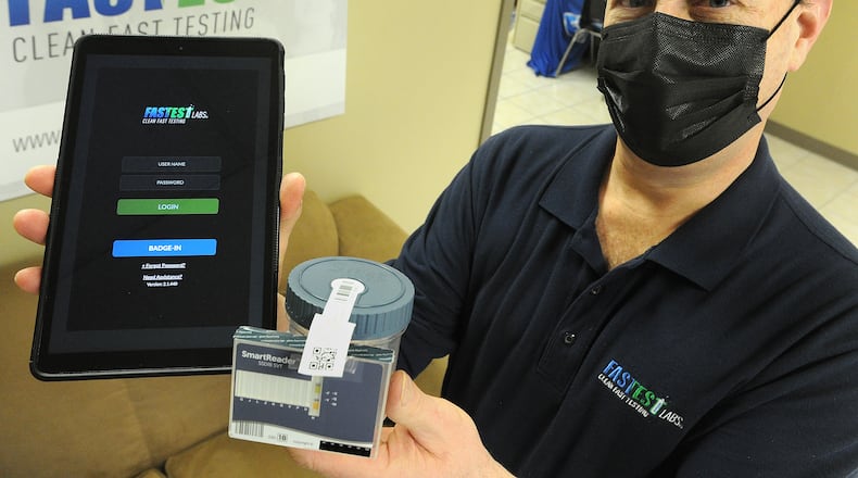 Fastest Labs, owner David Campbell offers immediate and comprehensive drug testing services focused on helping employers, individuals and courts. MARSHALL GORBY\STAFF