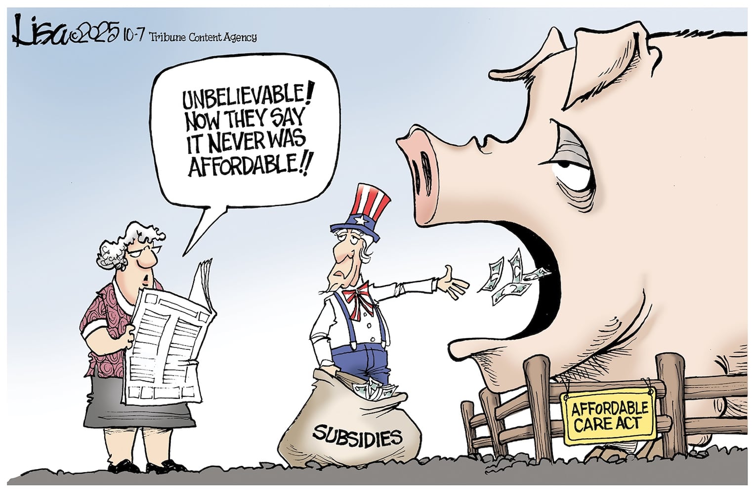 CARTOONS: Lisa Benson, Oct. 12, 2025