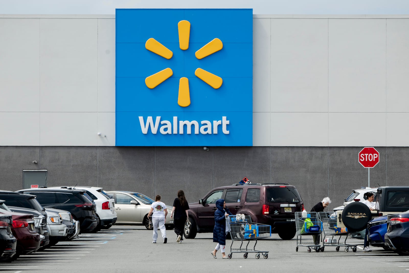 FILE — A Walmart store in Teterboro, N.J., April 10, 2025. Factors like competition, and the sensitivity of consumers to price increases, are typically weighed by retailers when they set prices, rather than the size of their profits. (Karsten Moran/The New York Times)