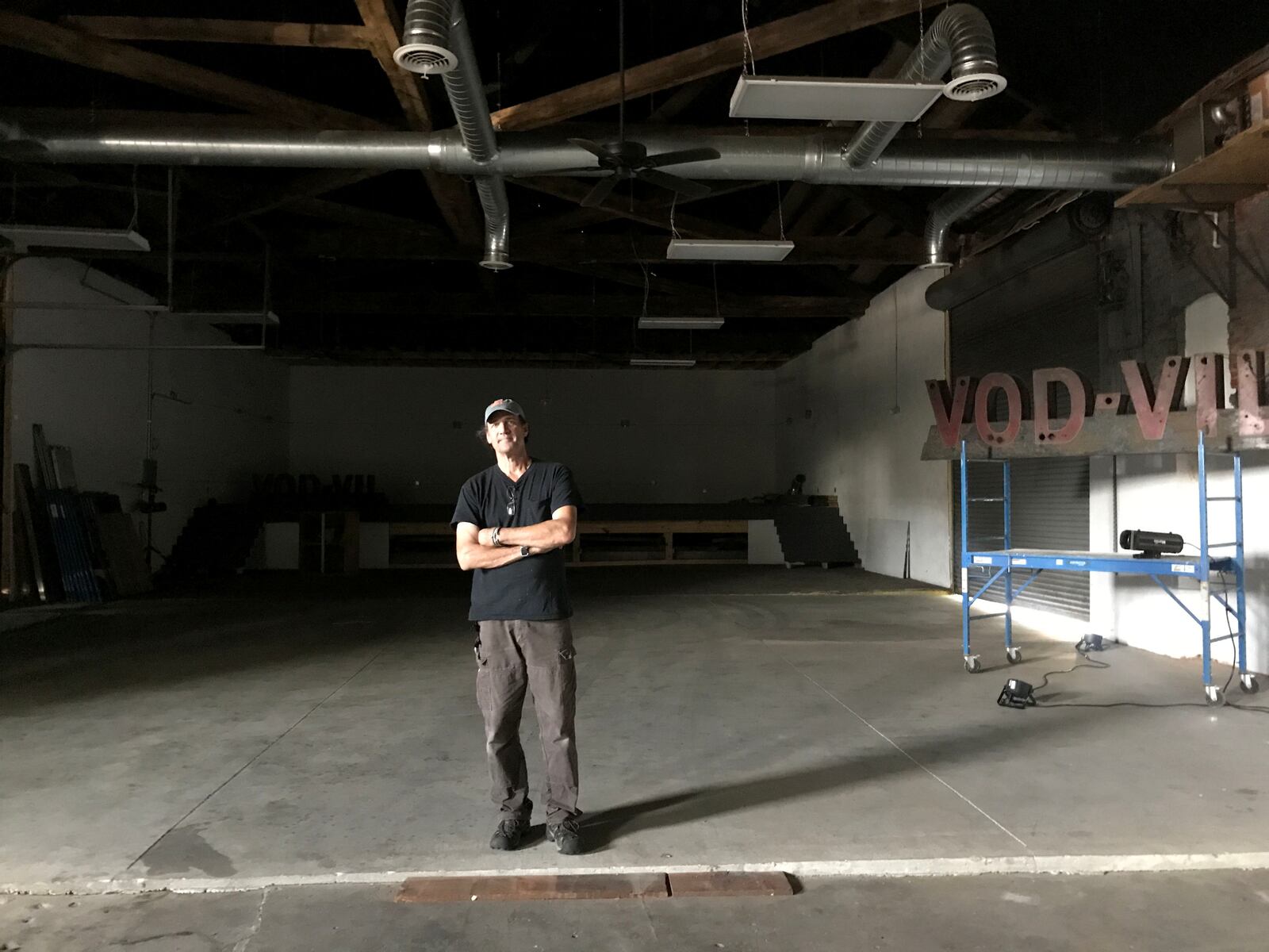 Carli and Hamilton Dixon are renovating their property at 905 E. Third St. for The Brightside Music and Event Venue. The space is in the same building as their Bloombeads by freezeframe. Hamilton Dixon  is pictured.