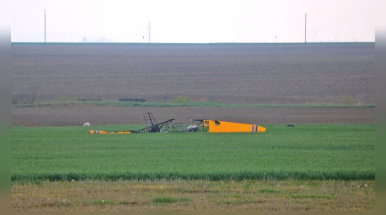 One person is dead after a plane crash near Richmond Sunday morning / Photo by FOX 59 Staff