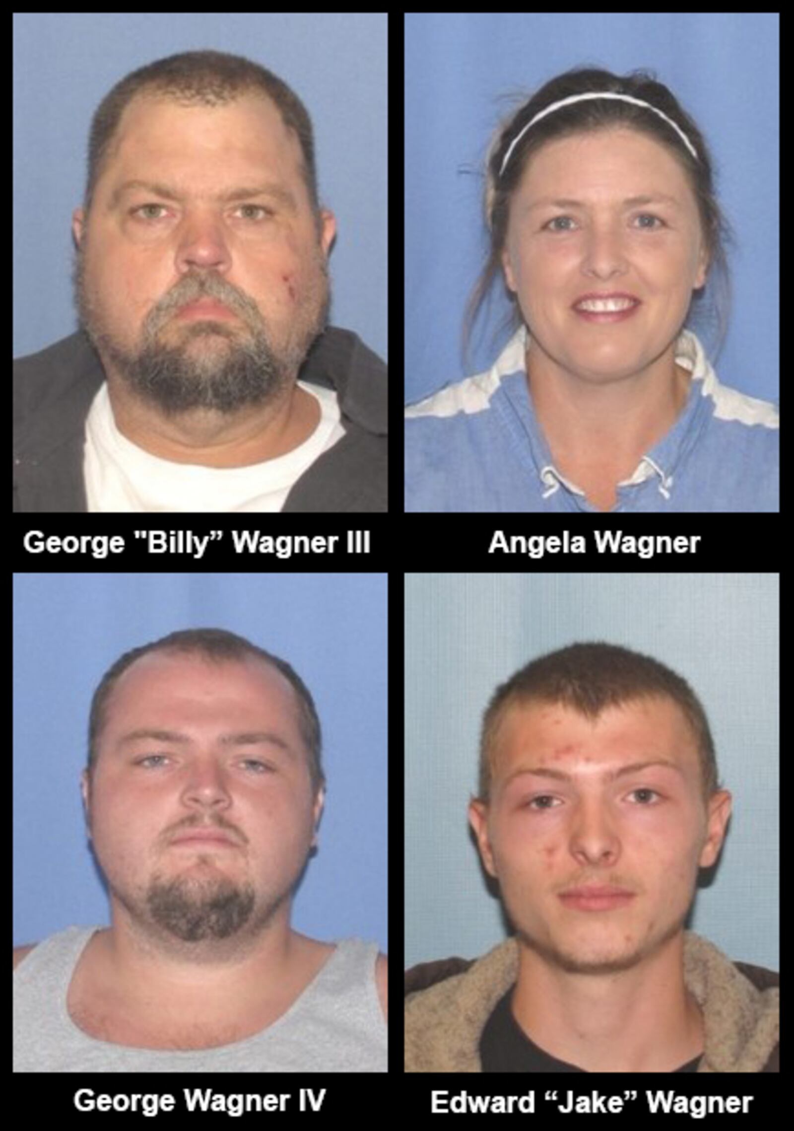 Authorities investigating the April 2016 Pike County murders are asking anyone with information that might pertain to vehicles, firearms and ammunition related the four Wagner family members pictured to call the BCI tip line at 1-855-BCI-OHIO (224-6446) or the Pike County Sheriff's Office at 740-947-2111.