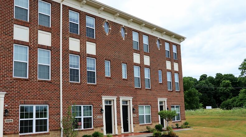 The 2-bedroom condominium, with about 1,090 sq. ft. of living space, includes a 1-car garage and a lower-level family room. The unit is one of five units within a brick building located at the end of a cul-de-sac. CONTRIBUTED PHOTO BY KATHY TYLER