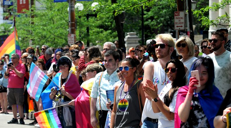 The Greater Dayton LGBT Center presents Dayton Pride Weekend with a variety of events and activities at different locations Friday through Sunday, June 3 through 5. DAVID MOODIE/CONTRIBUTED