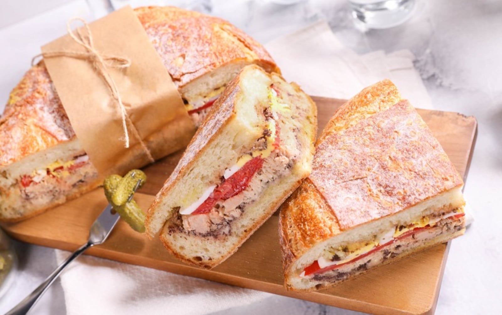 Pan Bagnat sandwich. CONTRIBUTED