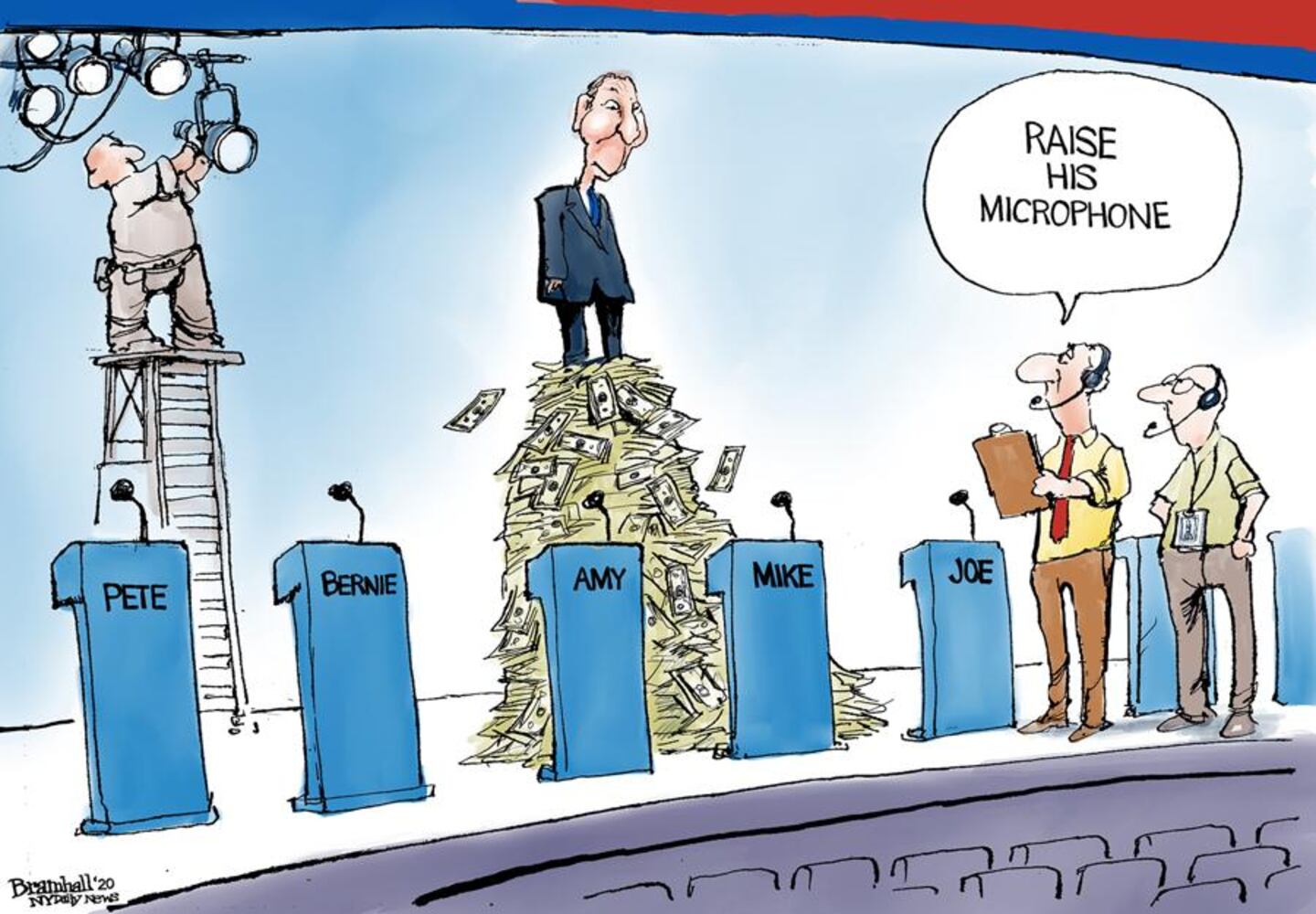 Week in cartoons: Bloomberg, Barr, pardons and more