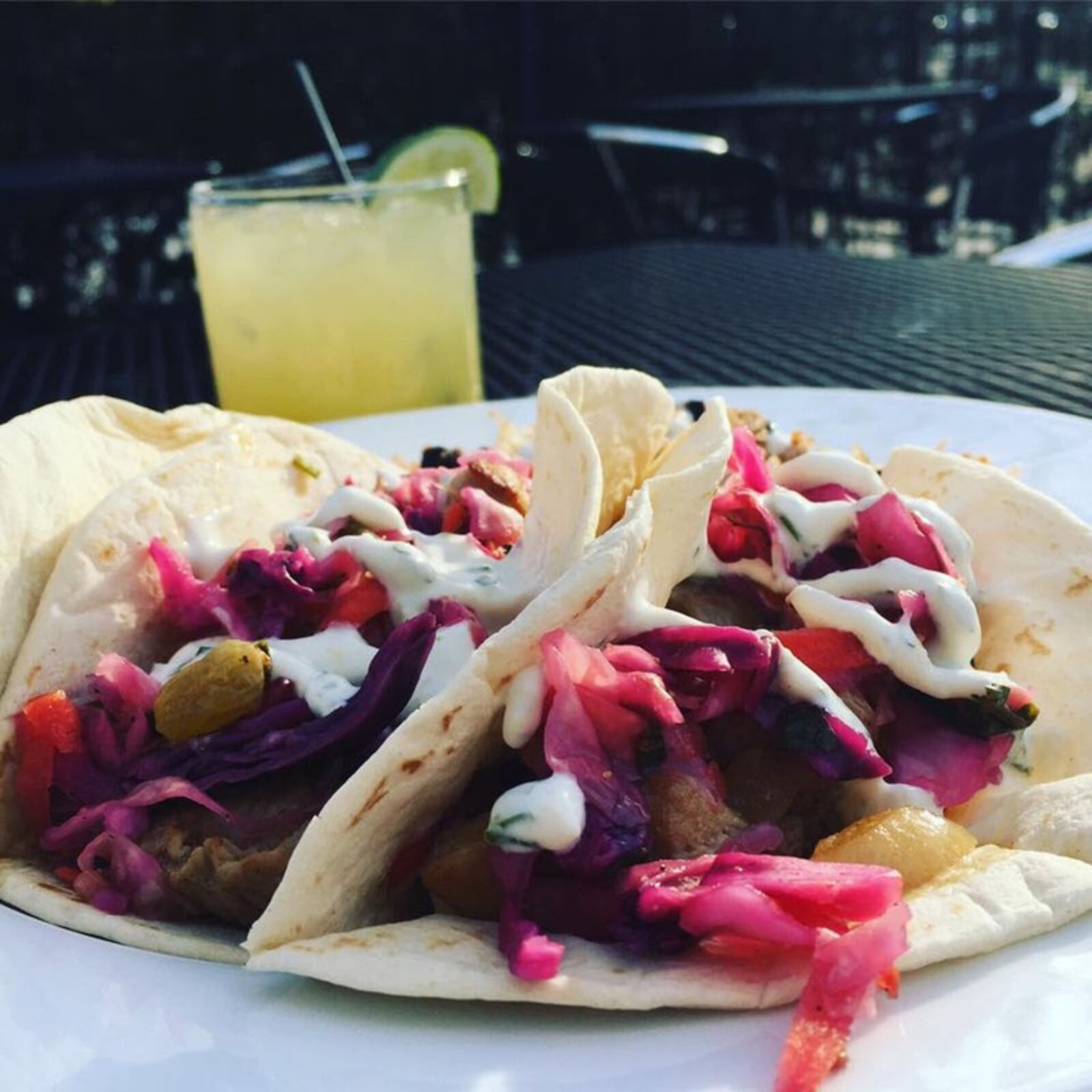 Lily’s Bistro is among restaurants in the Oregon District and downtown Dayton supporting a Dayton Area Chamber of Commerce effort to allow restaurants to serve alcohol starting at 10 a.m. rather than 11 a.m. on Sundays. This photo shows tacos from Lily’s menu. CONTRIBUTED
