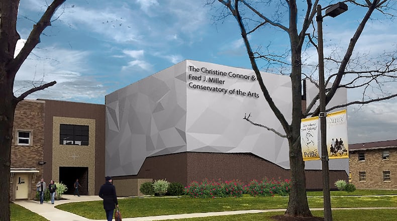 Construction of a new wing at Alter High School in Kettering is expected to begin in the spring/summer of 2017. The building will feature a 236-seat theater, an art gallery and classroom, a two-story band and music room, a dance studio and other amenities. Contributed