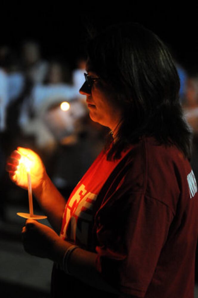 Vigil held for Ryan Widmer