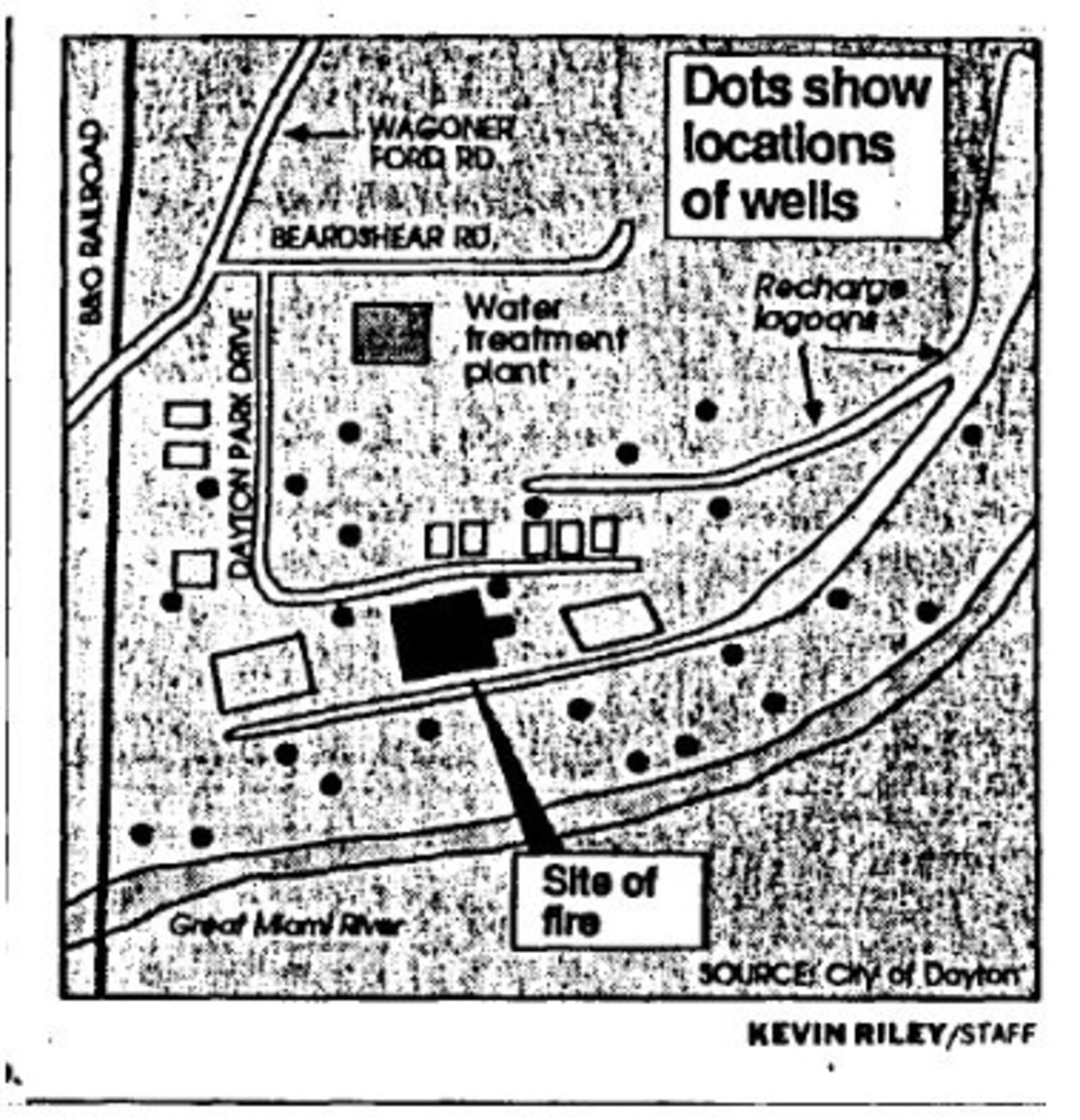 Site of 1987 Sherwin-Williams warehouse fire.