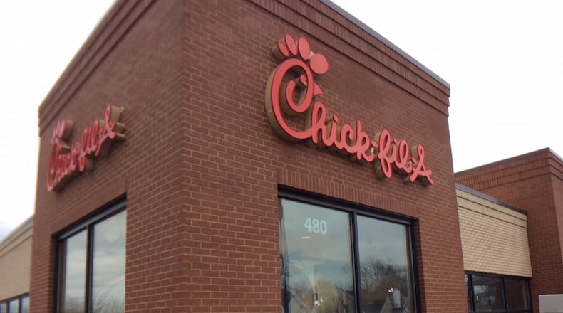 The Chick-fil-A in the Town & Country Shopping Center in Kettering. STAFF