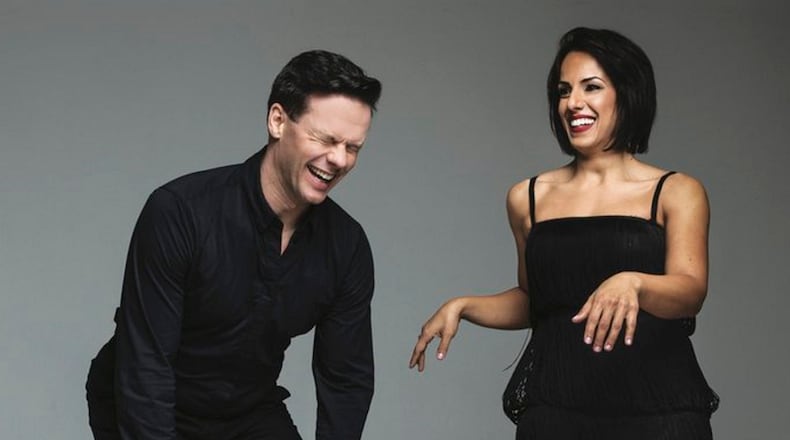 Nicolas and Desireé Dromard, who first met while appearing together in the musical ‘White Christmas’ in October 2012, present “Nic+Desi: Broadway Song, Dance and Romance” at Centerville Performing Arts Center at Centerville High School on Thursday, Oct. 6.