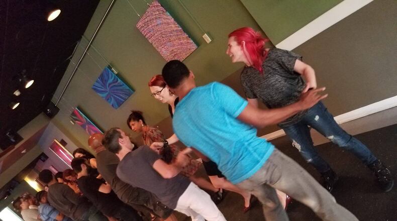 DaytOn1 Salsa currently offers lessons in two locations weekly — Hannah’s, in downtown Dayton, and The Barrel, in Springboro. CONTRIBUTED