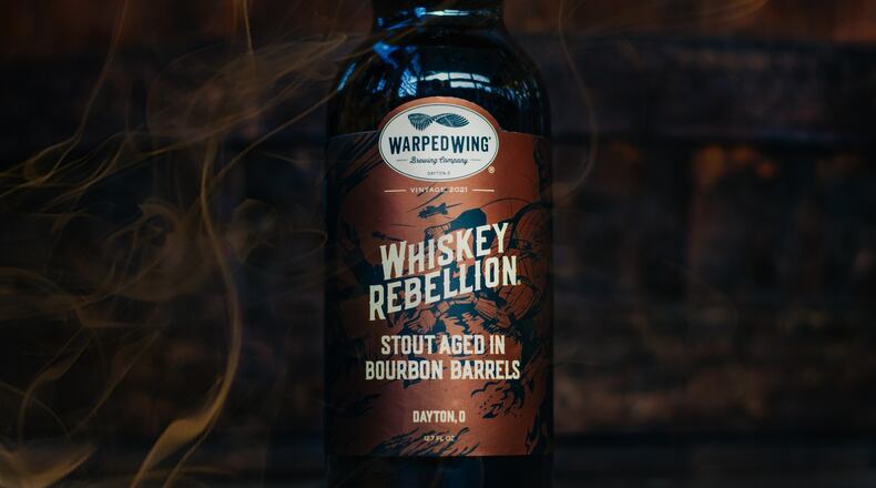 Whiskey Rebellion Day is happening Saturday, Dec. 4 starting at 11 a.m. at both the original Warped Wing Brewing Company location in downtown Dayton and its Springboro Taproom. Whiskey Rebellion and all three variants will be on tap upon opening.
