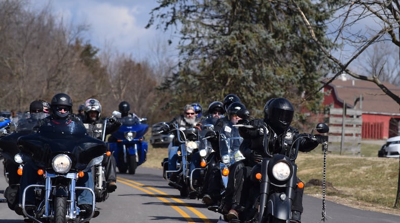 Notorious Oulaws biker gang leader Harry Joseph “Taco” Bowman was buried in Dayton Saturday. Thousands of Outlaws attended the service from across the country. Bowman was serving two life terms in prison and was once on the FBI’s Ten Most Wanted list.