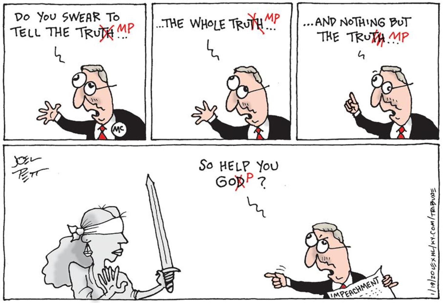 Week in cartoons: Boeing, Mitch McConnell and more