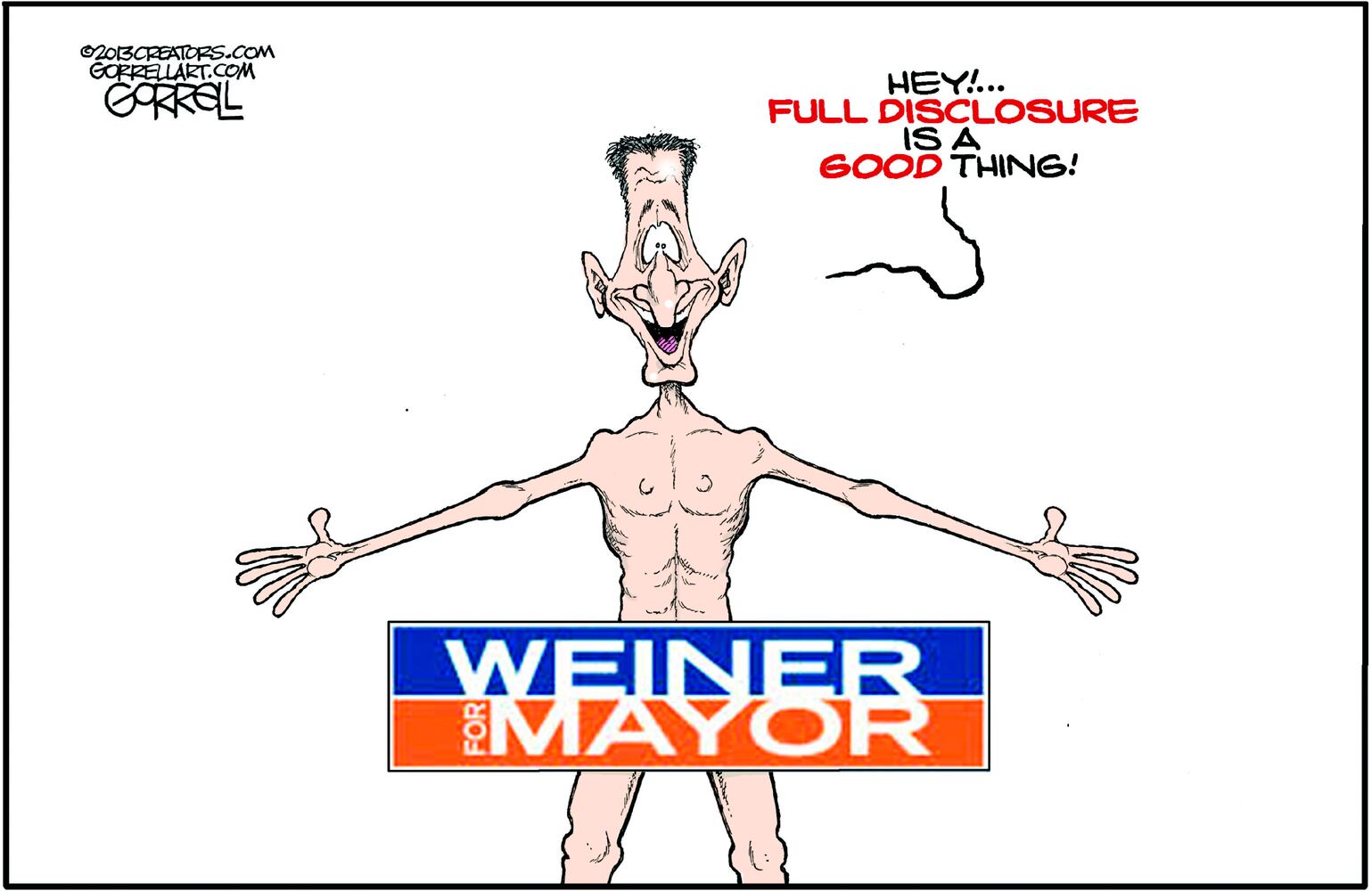 Cartoon gallery: Anthony Weiner, race and more